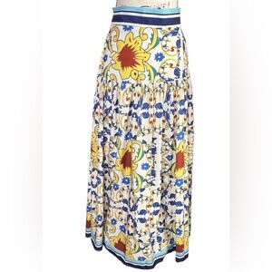 Floral Maxi Skirt - Multicolor